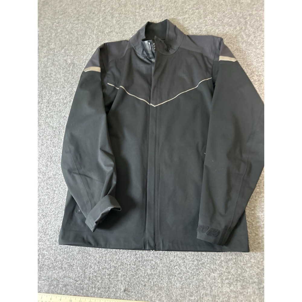 Nike Golf Storm-FIT 10 Rain Jacket Men's Small Black Full Zip‎